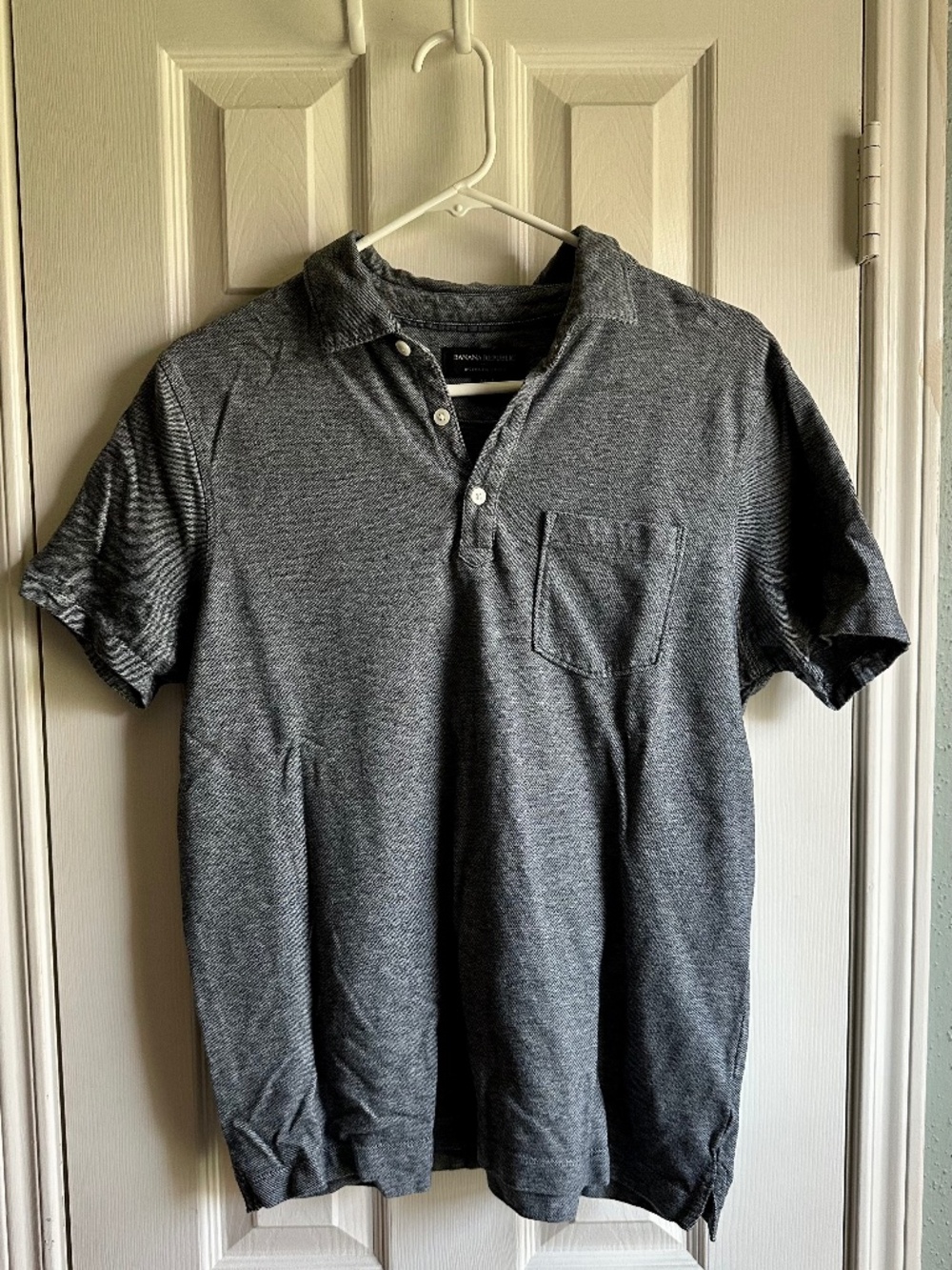 Banana Republic Short Sleeve Wicking Pique Polo Shirt Men’s Medium